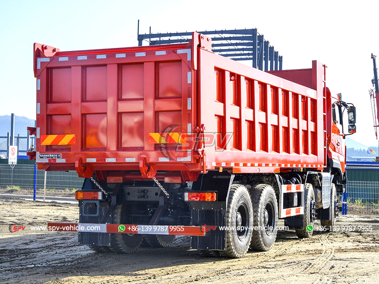 DONGFENG 8x4 Soil Hauling Truck - Rear Right Side